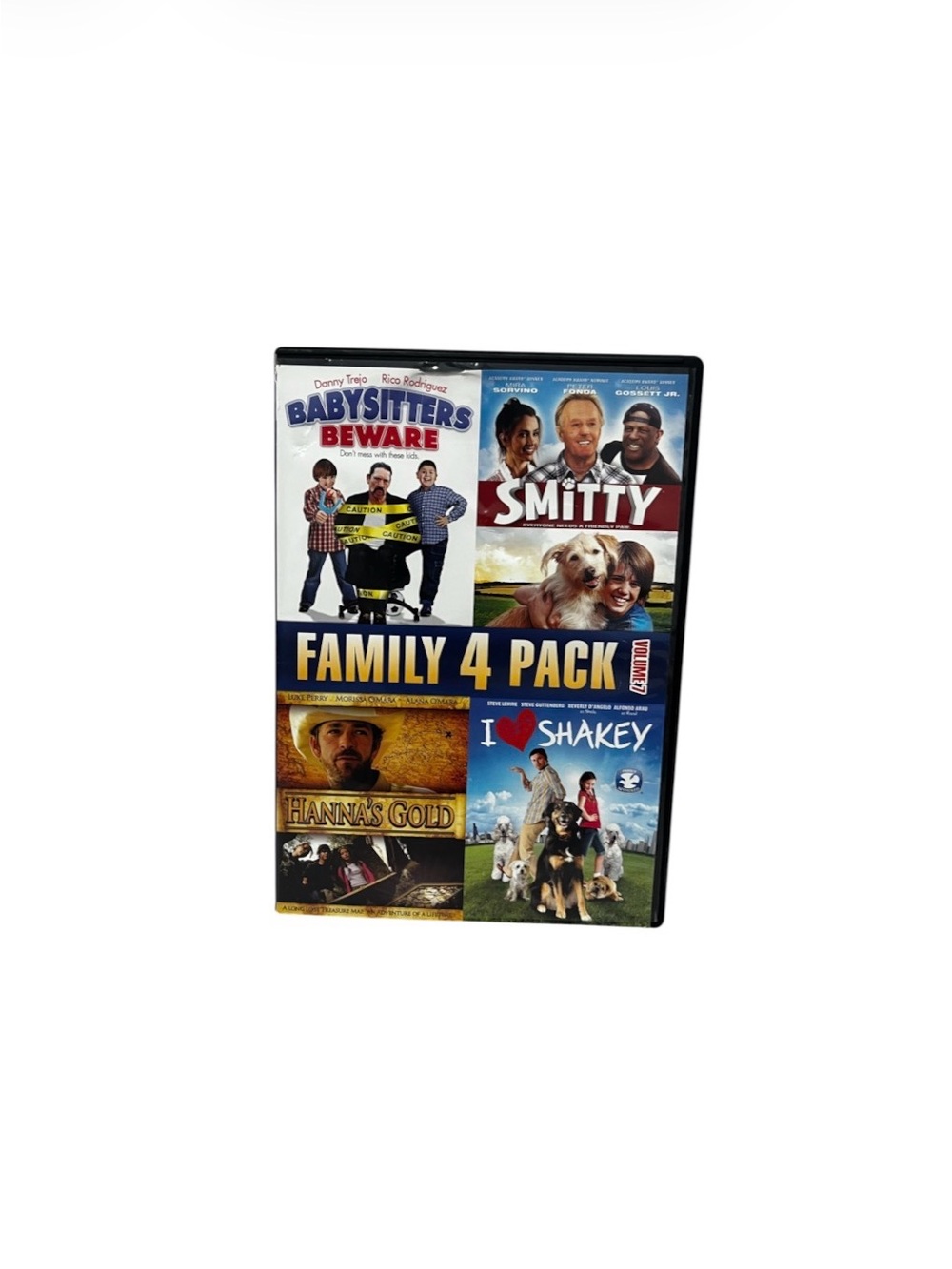 Family 4 Pack Vol. 7 DVD Smitty, Hannas Gold, Babysitters Beware, I Love Shakey